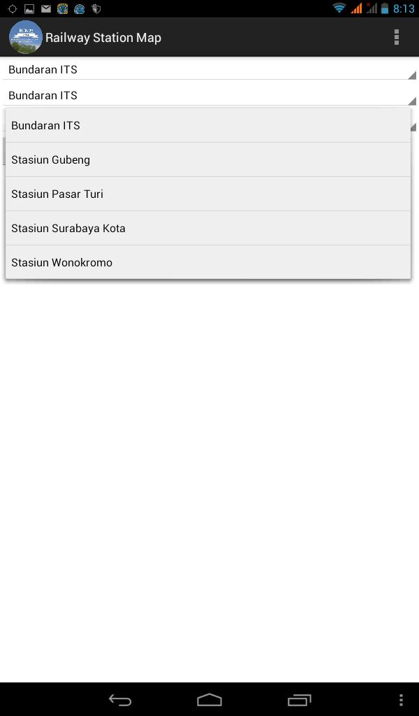 Railway Station Map