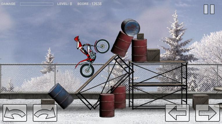 Bike Trial Snow Ride