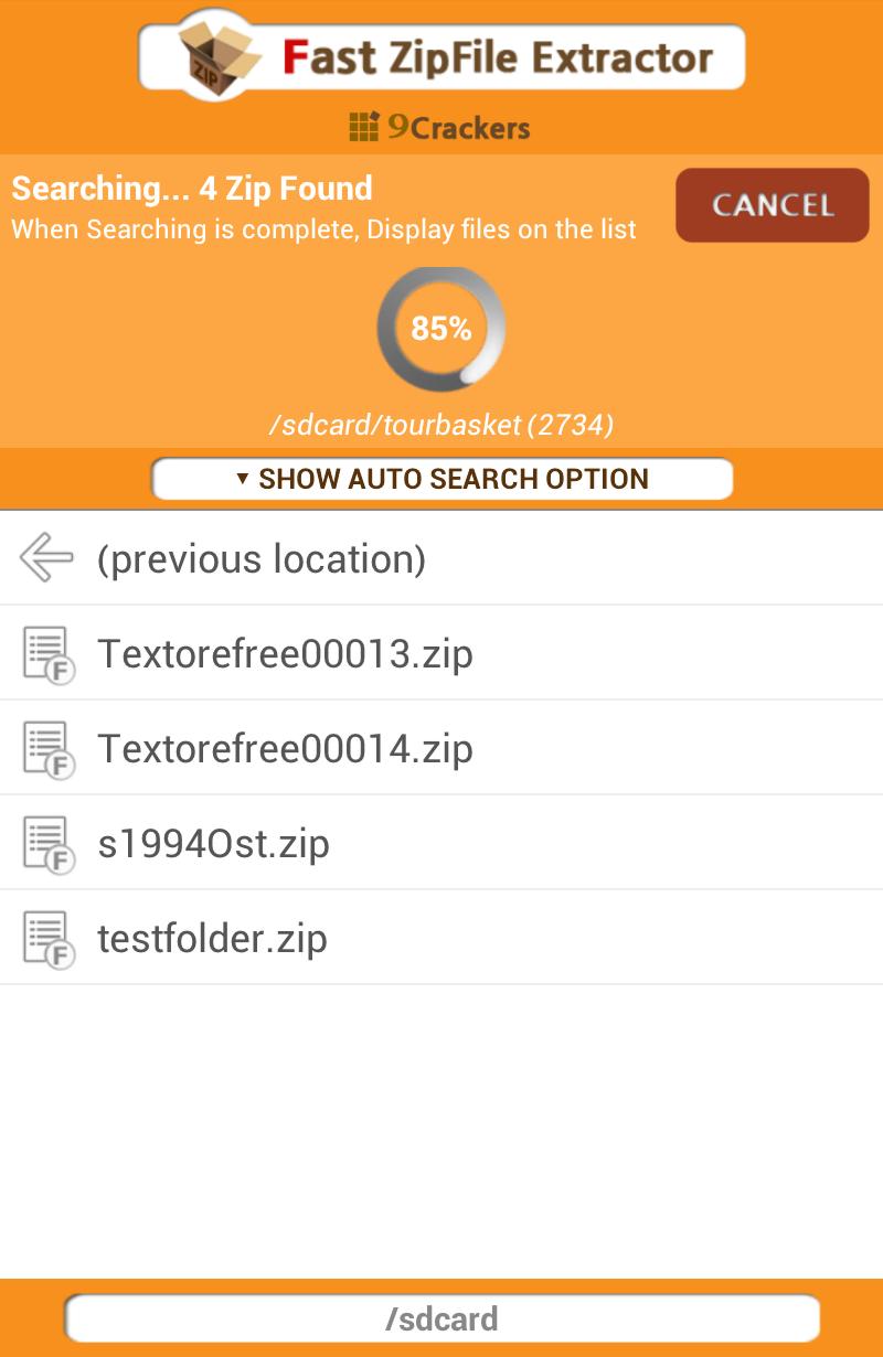 Fast ZipFile Extractor (Auto)