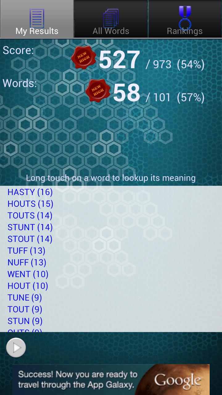 Hex Words