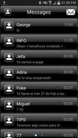 THEME FOR GO SMS BLACK GLASS