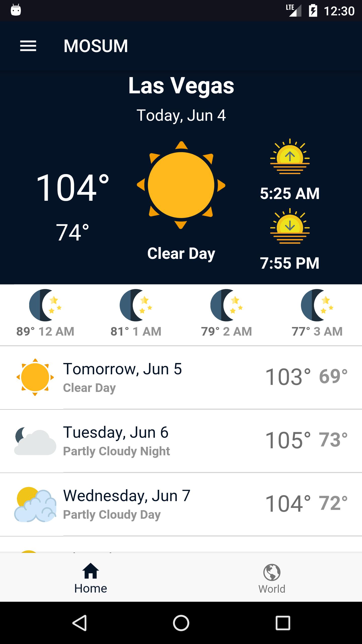 Mosum - Weather App
