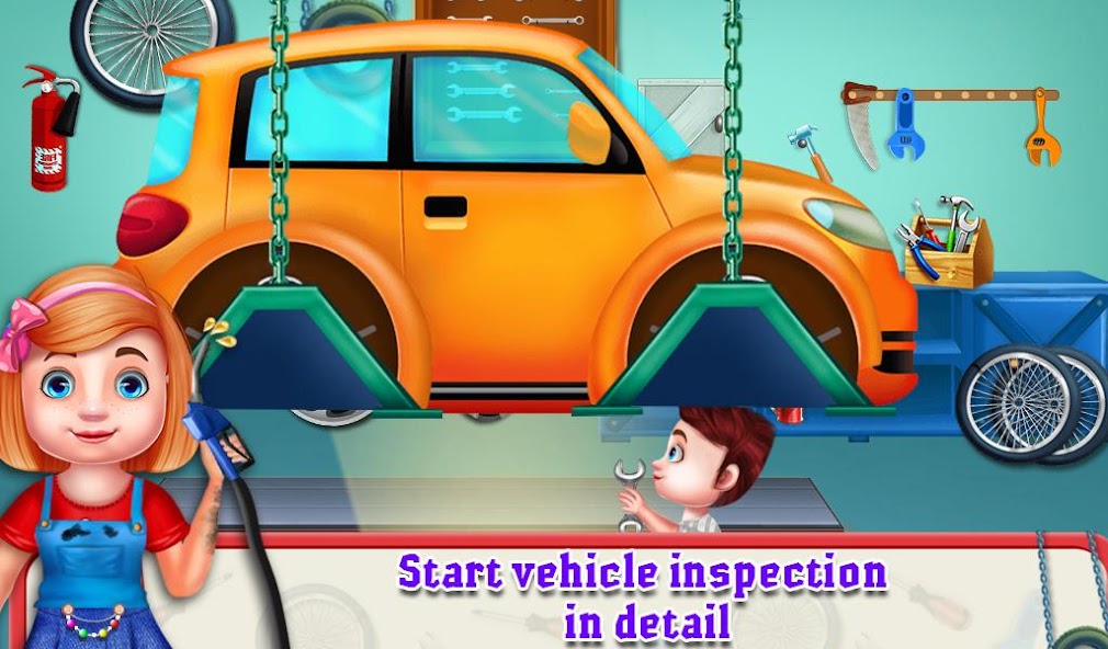 Car Garage Repair Workshop