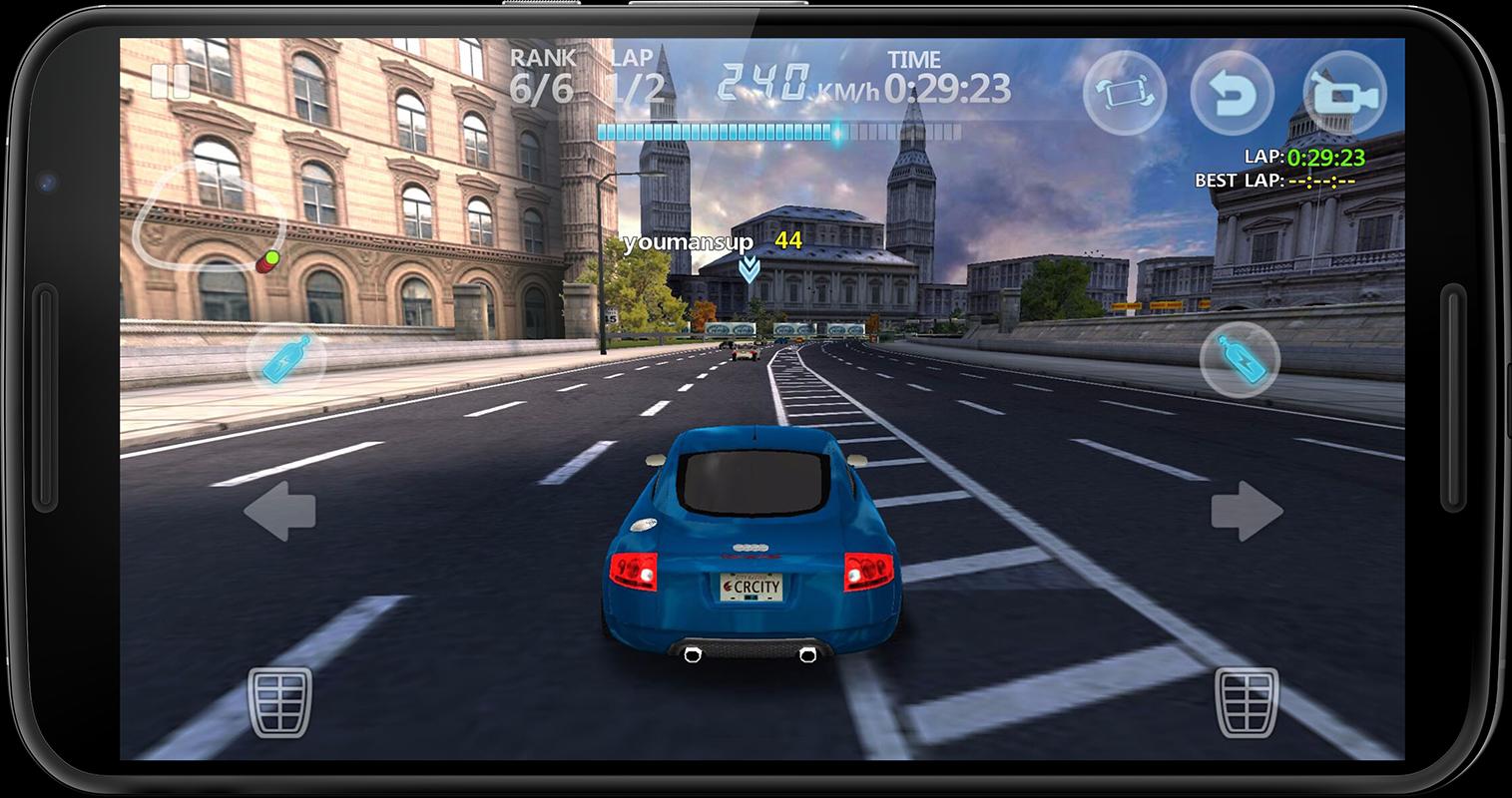 Illegal city racing