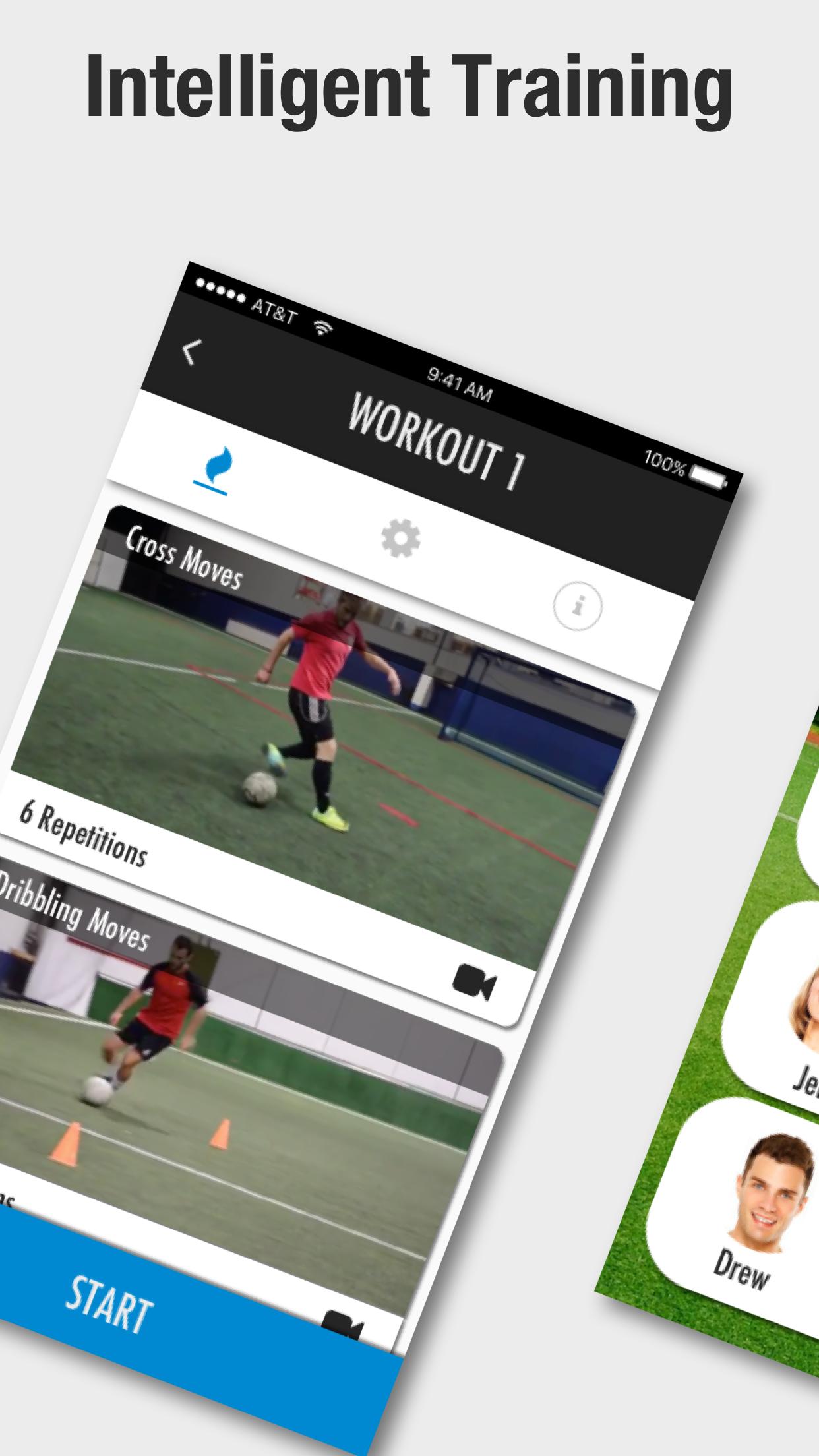 Soccer - Wall Passing Workouts