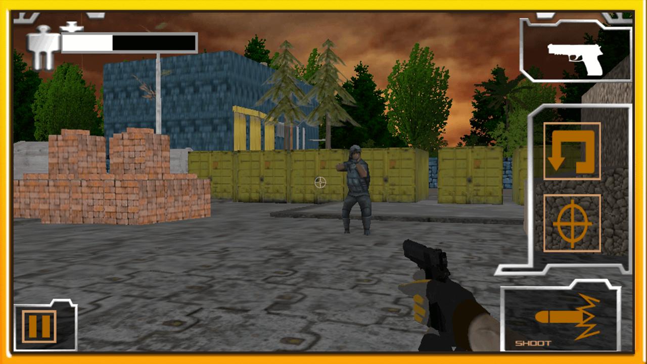 Modern Commando shooting War