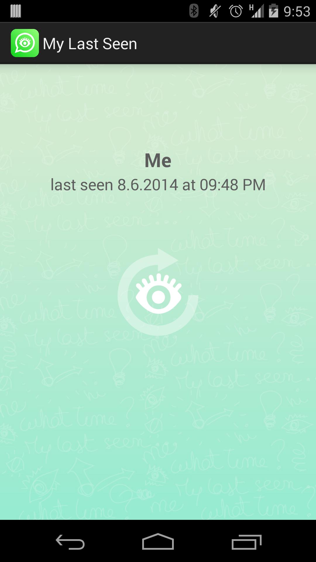 My last seen