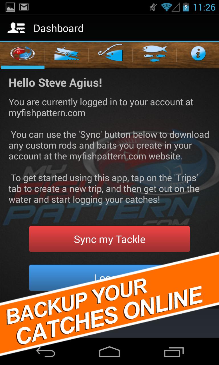MFP Fishing Log Journal