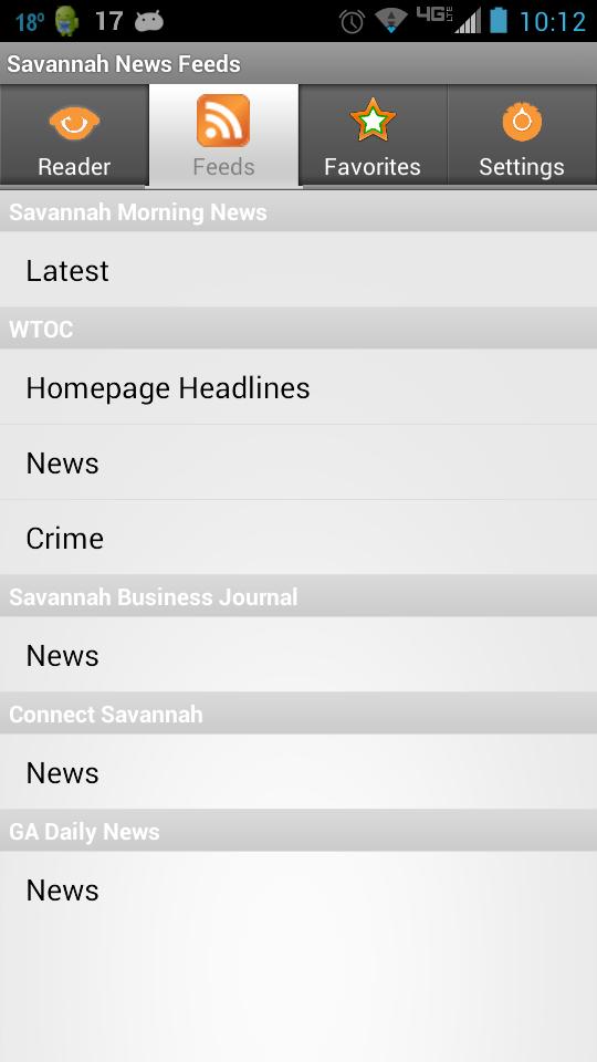 Savannah News Feeds