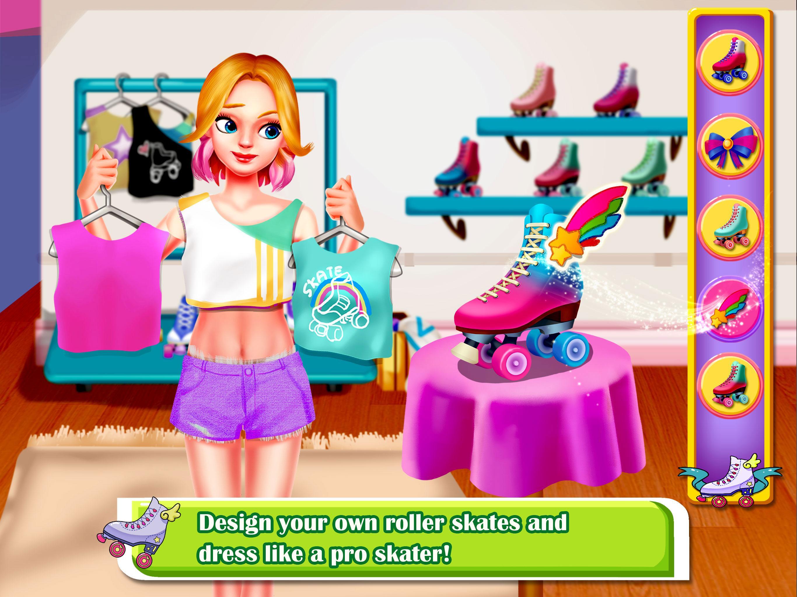 Roller Skating Girl: Perfect 1