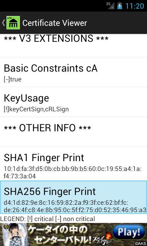 Root CA Viewer Lite