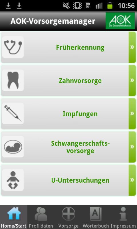 AOK Vorsorge