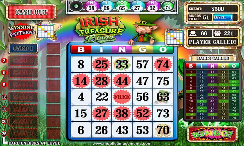 Irish Treasure Bingo