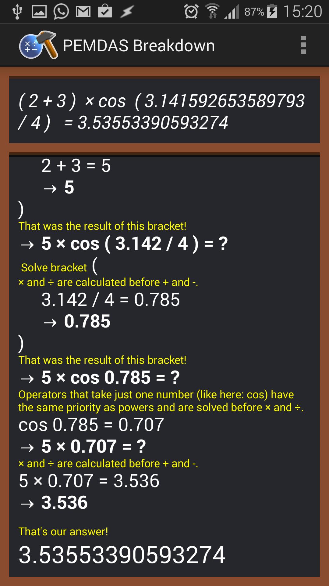 PEMDAS Breakdown