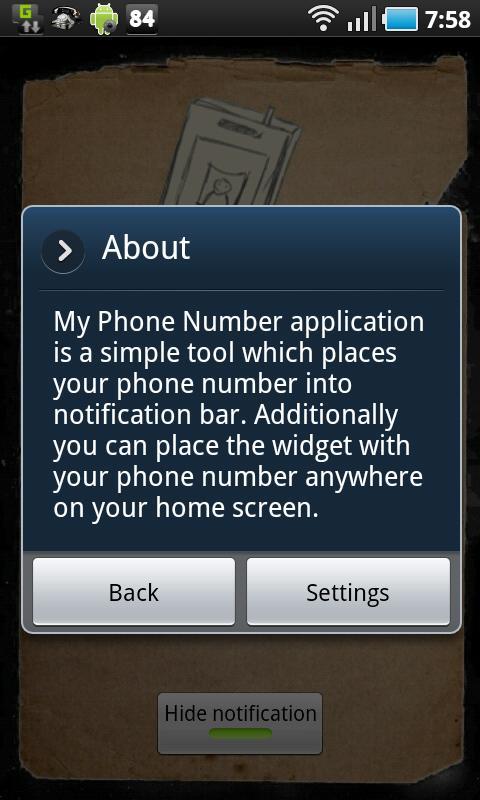 My Phone Number