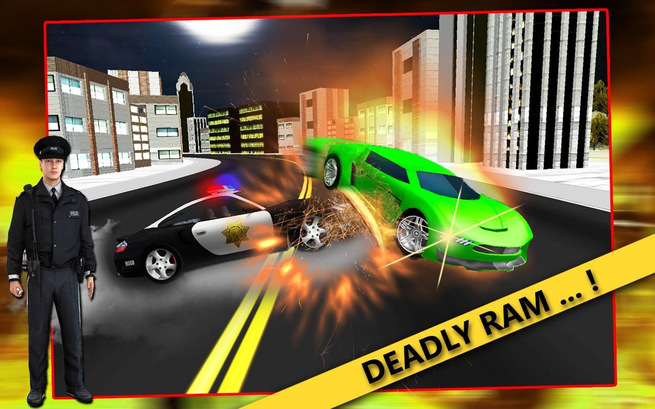 Police Car Vs City Racing