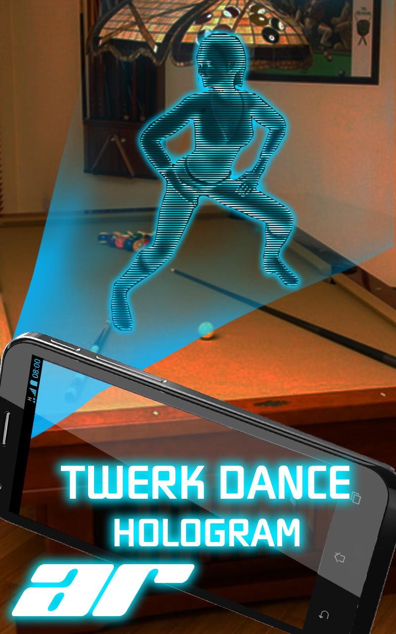 AR Hologram Twerk Dance Girl