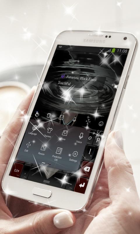 Futuristic Black Keyboard