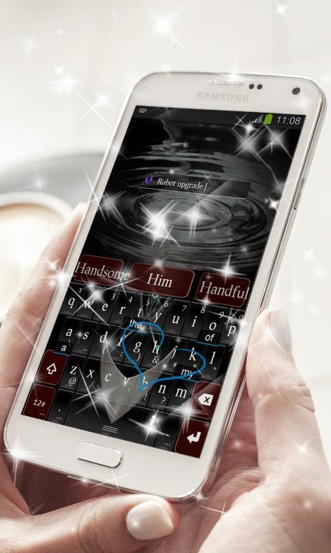 Futuristic Black Keyboard