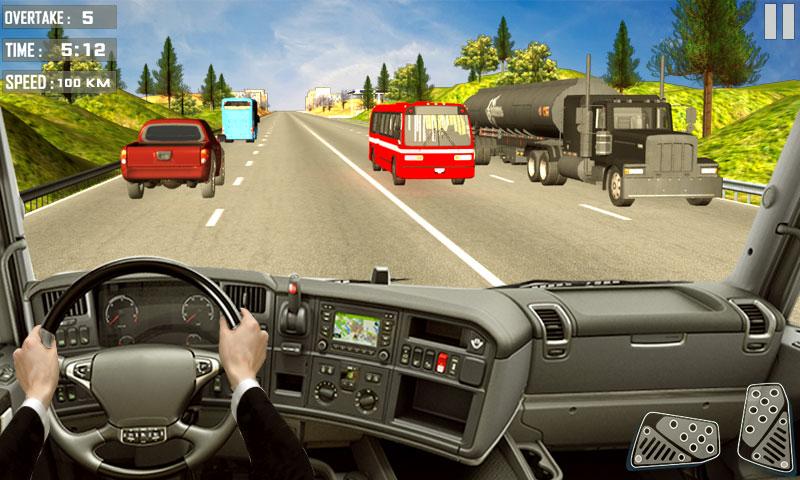 Racing In Truck