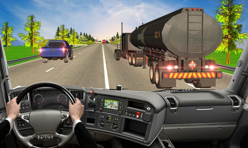 Racing In Truck