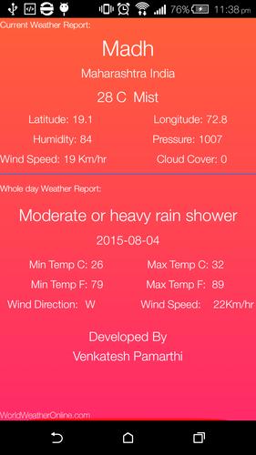 Voice Weather
