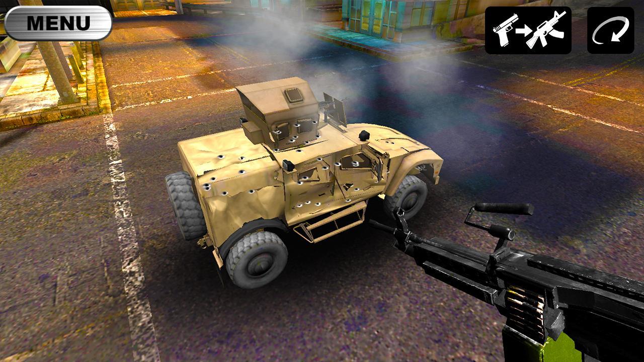 Simulator Shoot Car