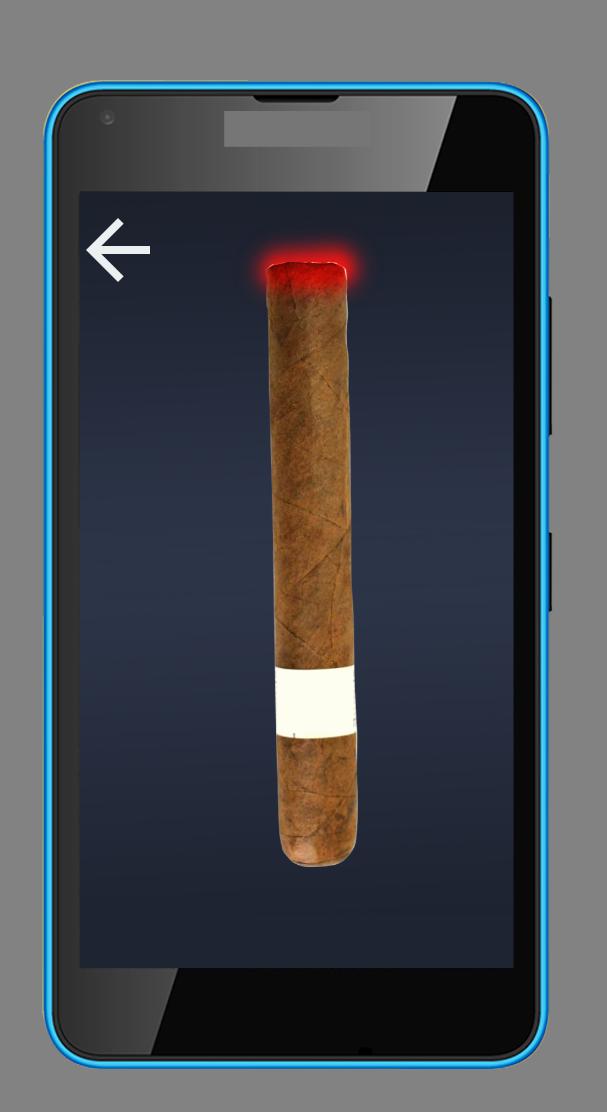 Virtual cigarette smoking