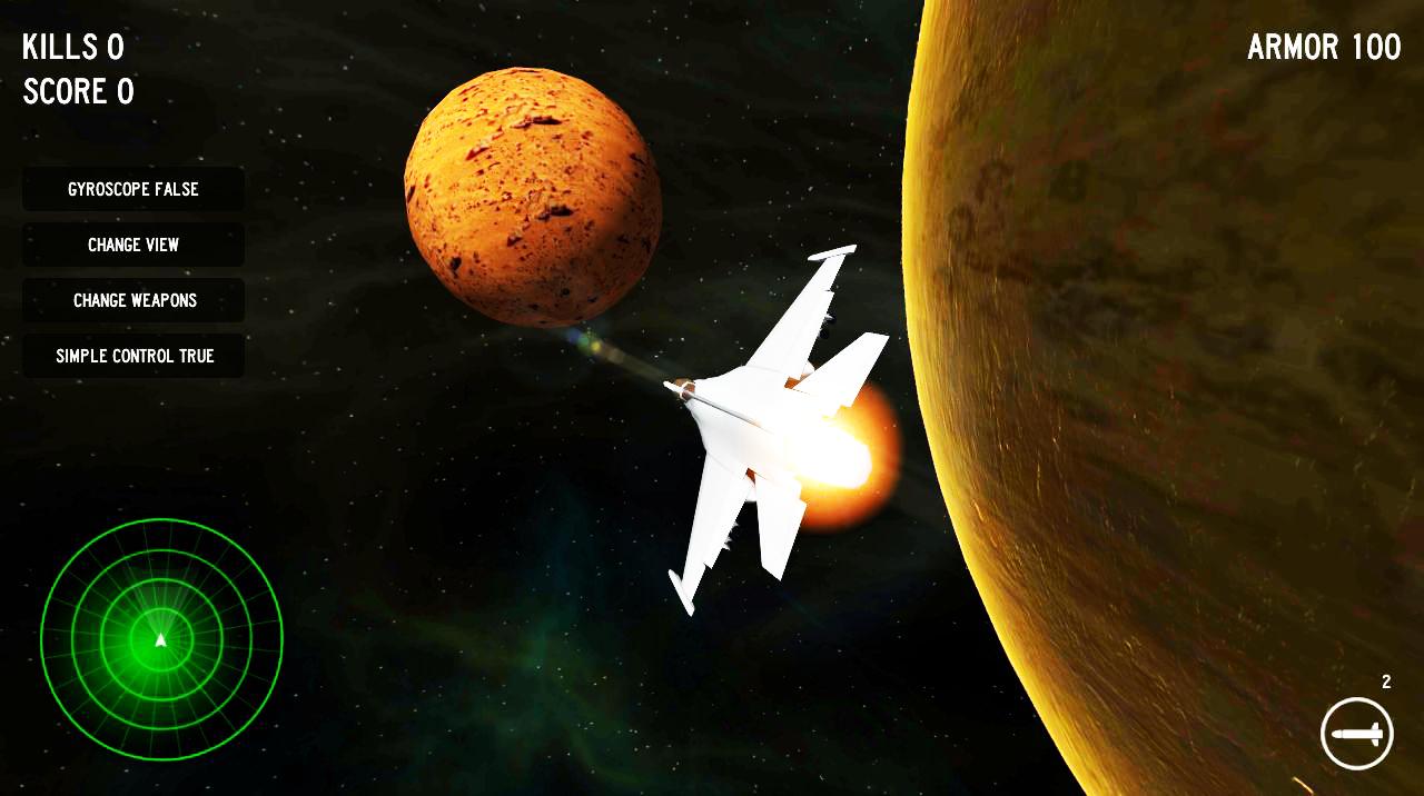 F16 Fighter 3D Space War