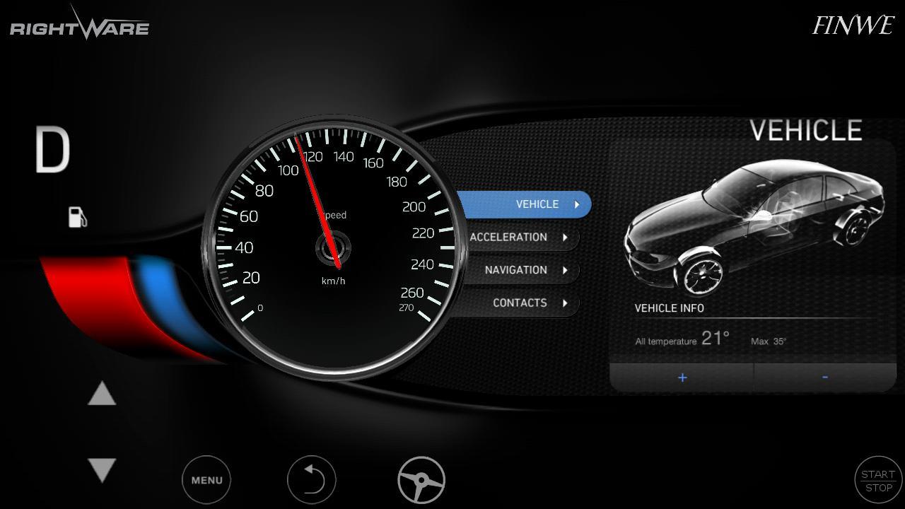 3D Car UI Demo
