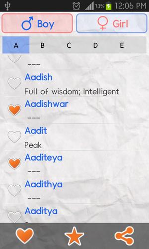 Baby Names (Indian)