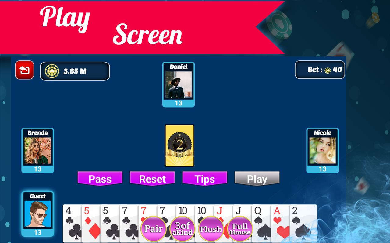 Big Dai Di - Big Two, Fun Card Games, Big2