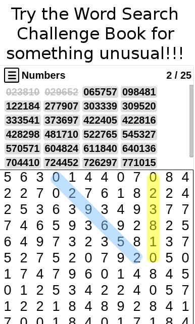 Word Search Library