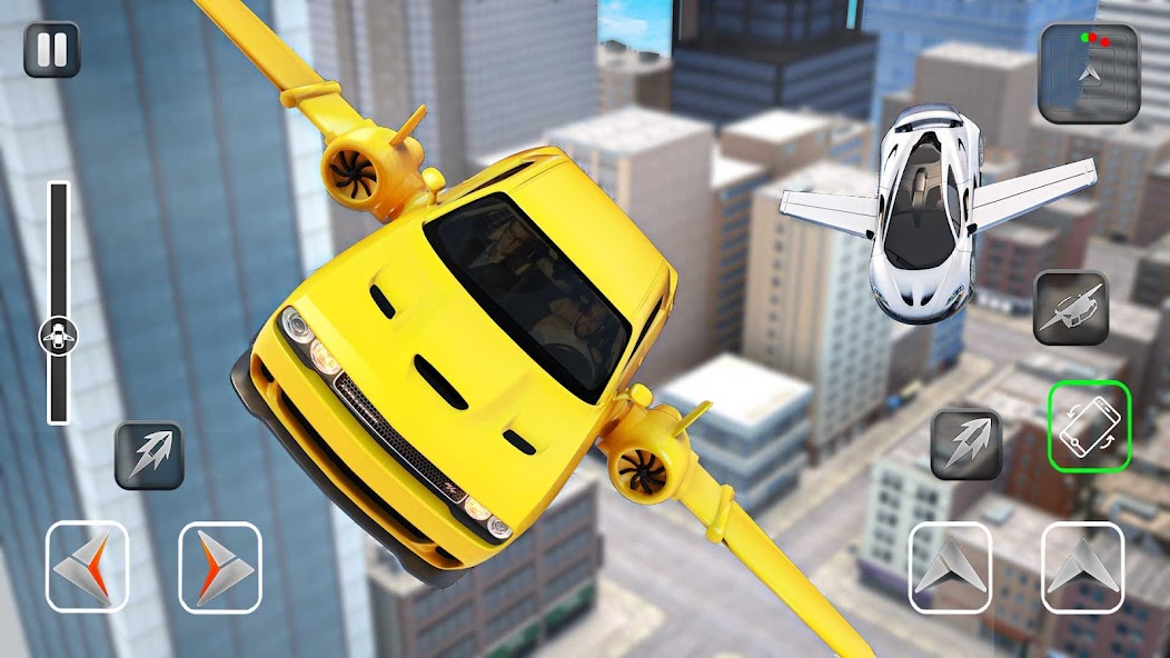 Flying Car Shooting - Car Game