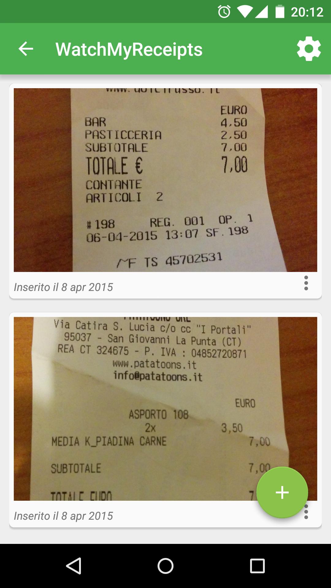 Watch My Receipts