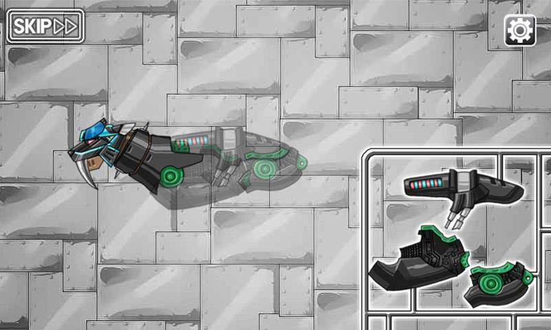 Smilodon Black - Combine! Dino Robot
