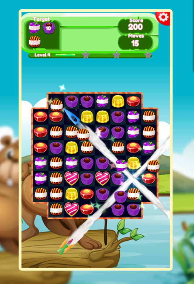 Fruit Bear - Match Pool