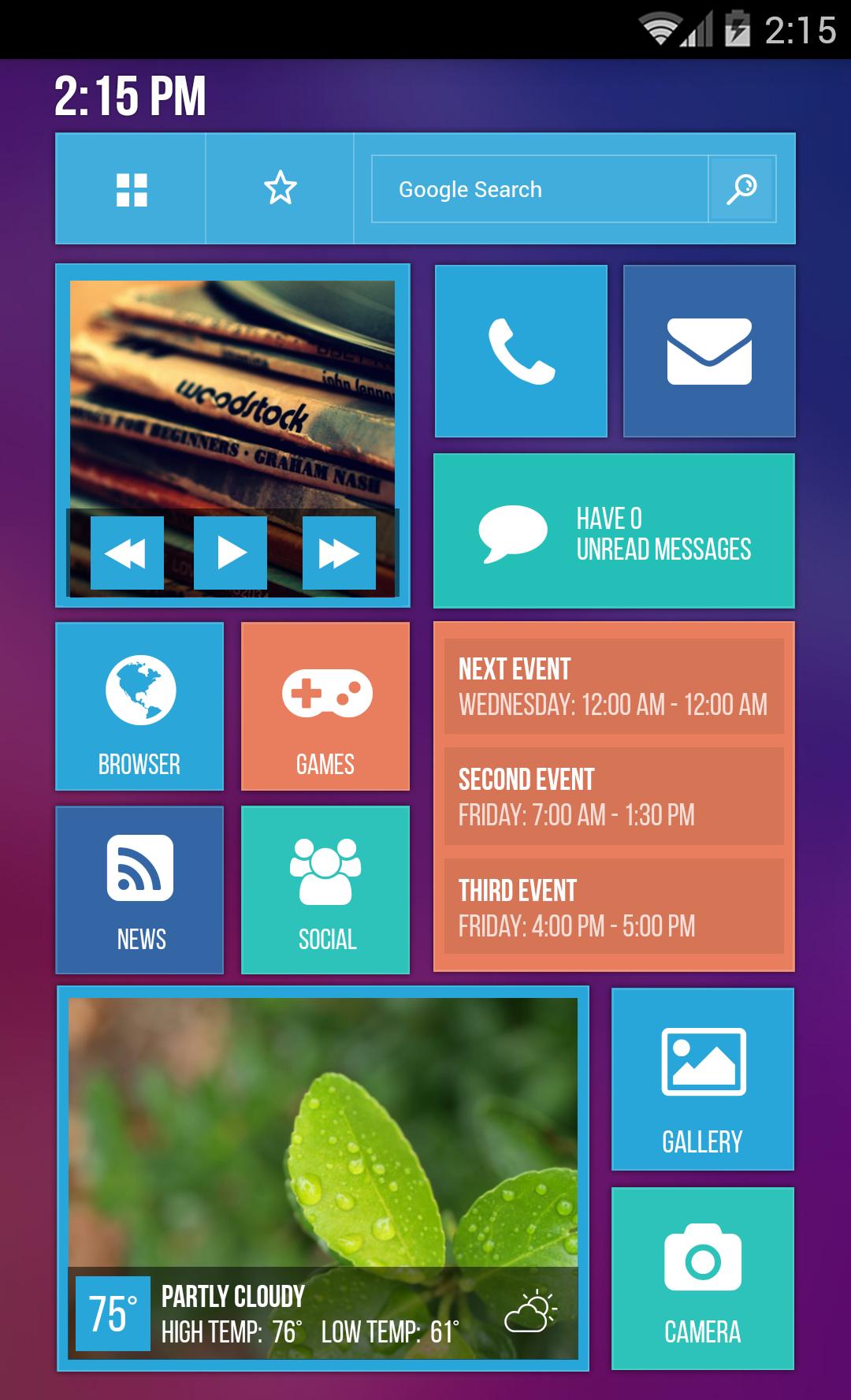 Tile UI Theme