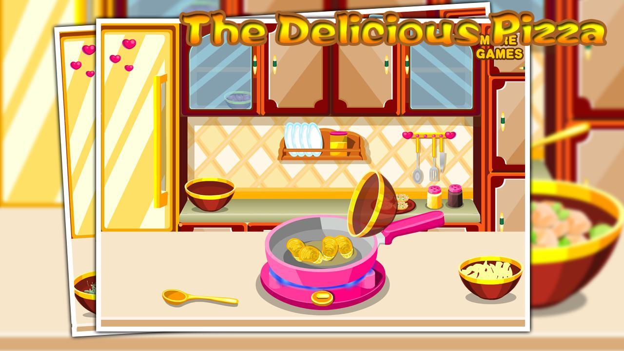 The delicious pizza
