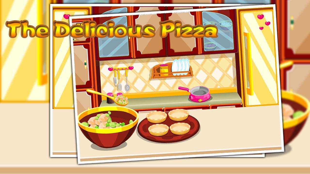 The delicious pizza