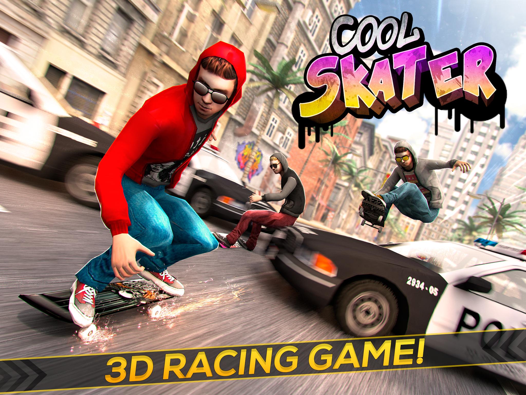 Cool Skater Miami Street Cops