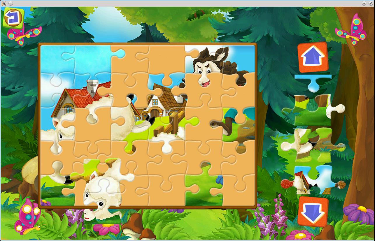 Fox and Wolf Jigsaw Puzzles