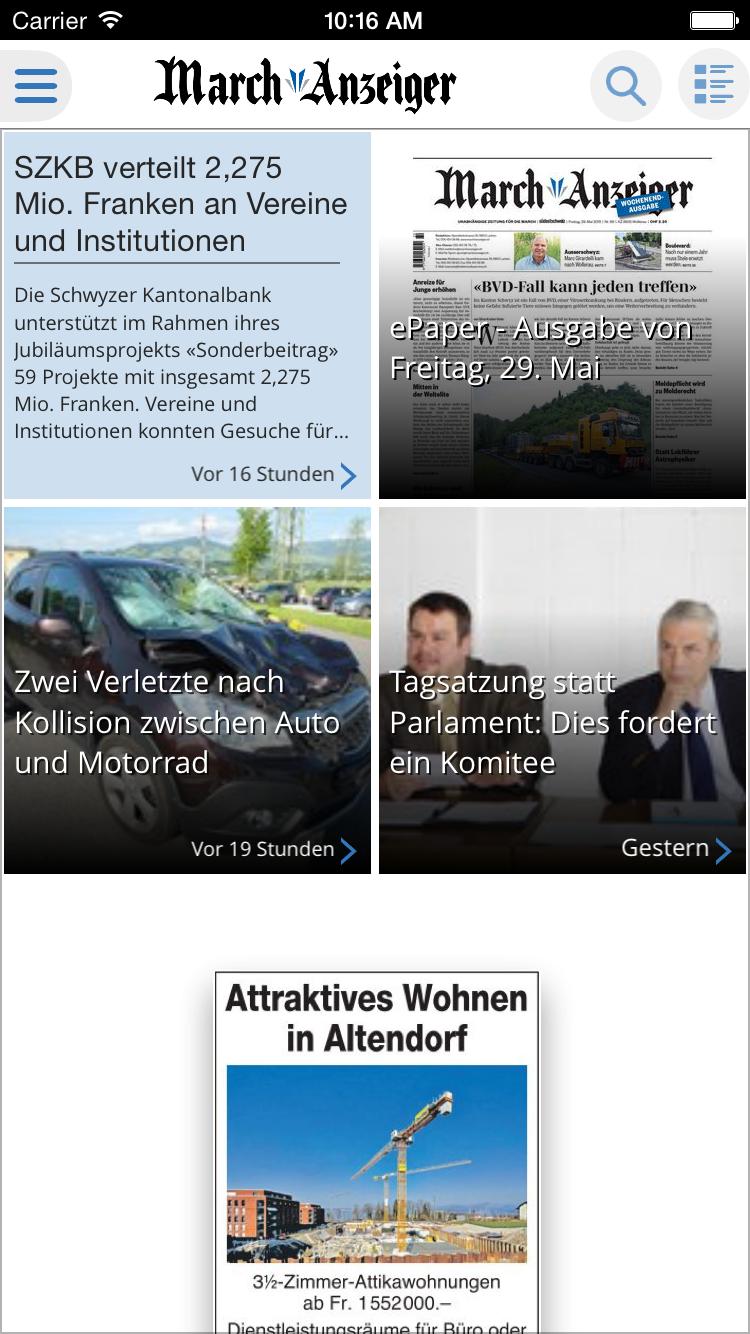 March Anzeiger