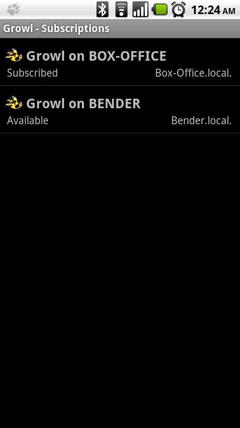Growl for Android