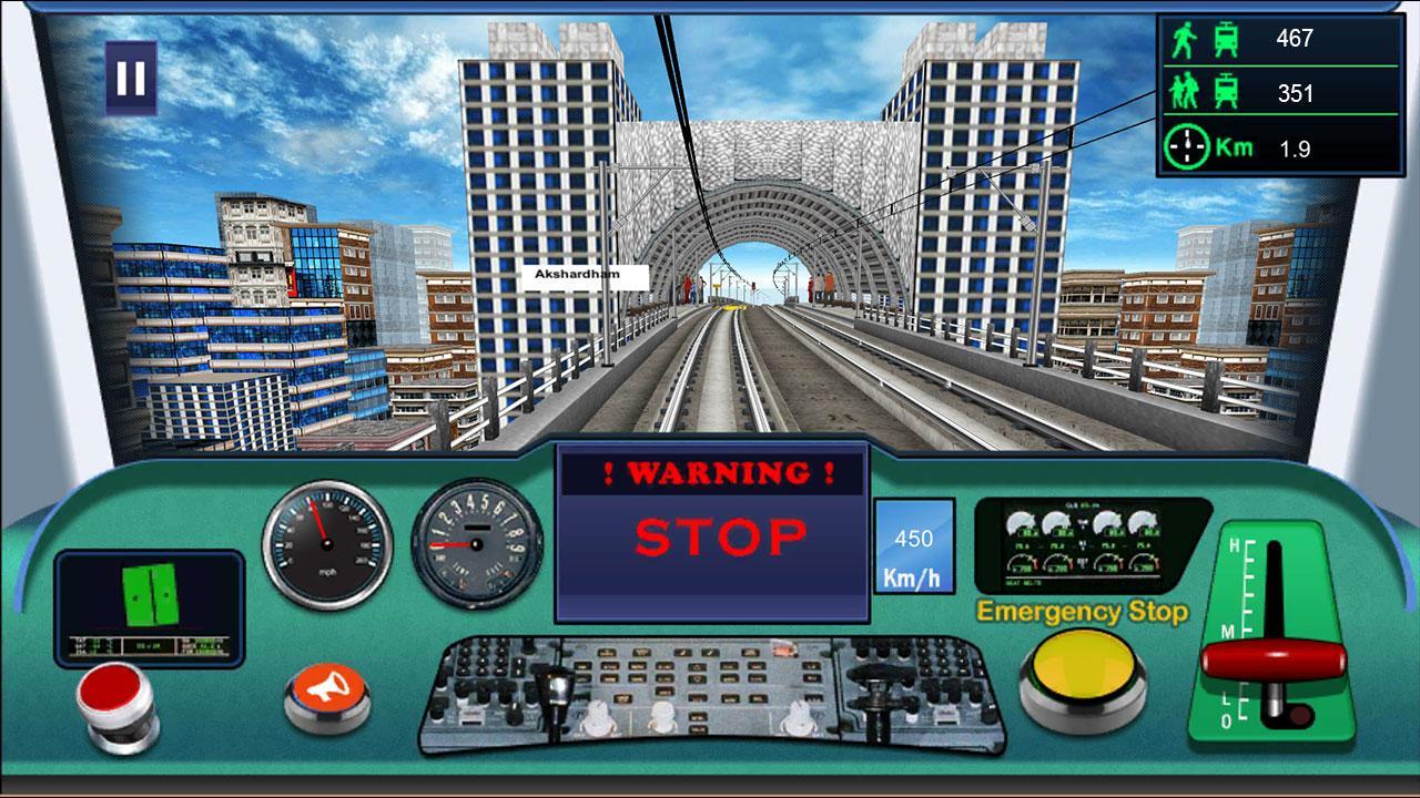 Indian metro train simulator