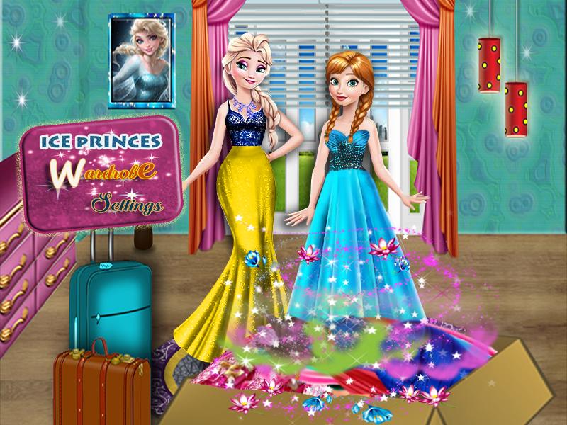 Ice Princess Wardrobe Setting