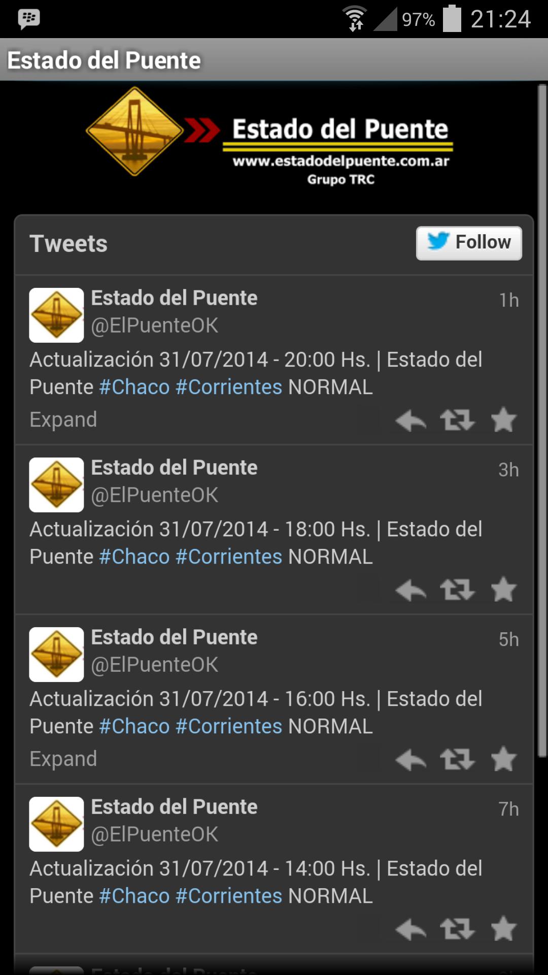 Estado del Puente - GrupoTRC