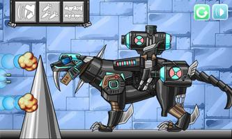 Dino Robot - Smilodon Black