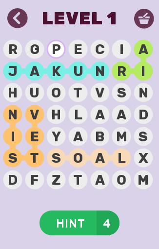 Cari 6 Kata Bahasa Indonesia