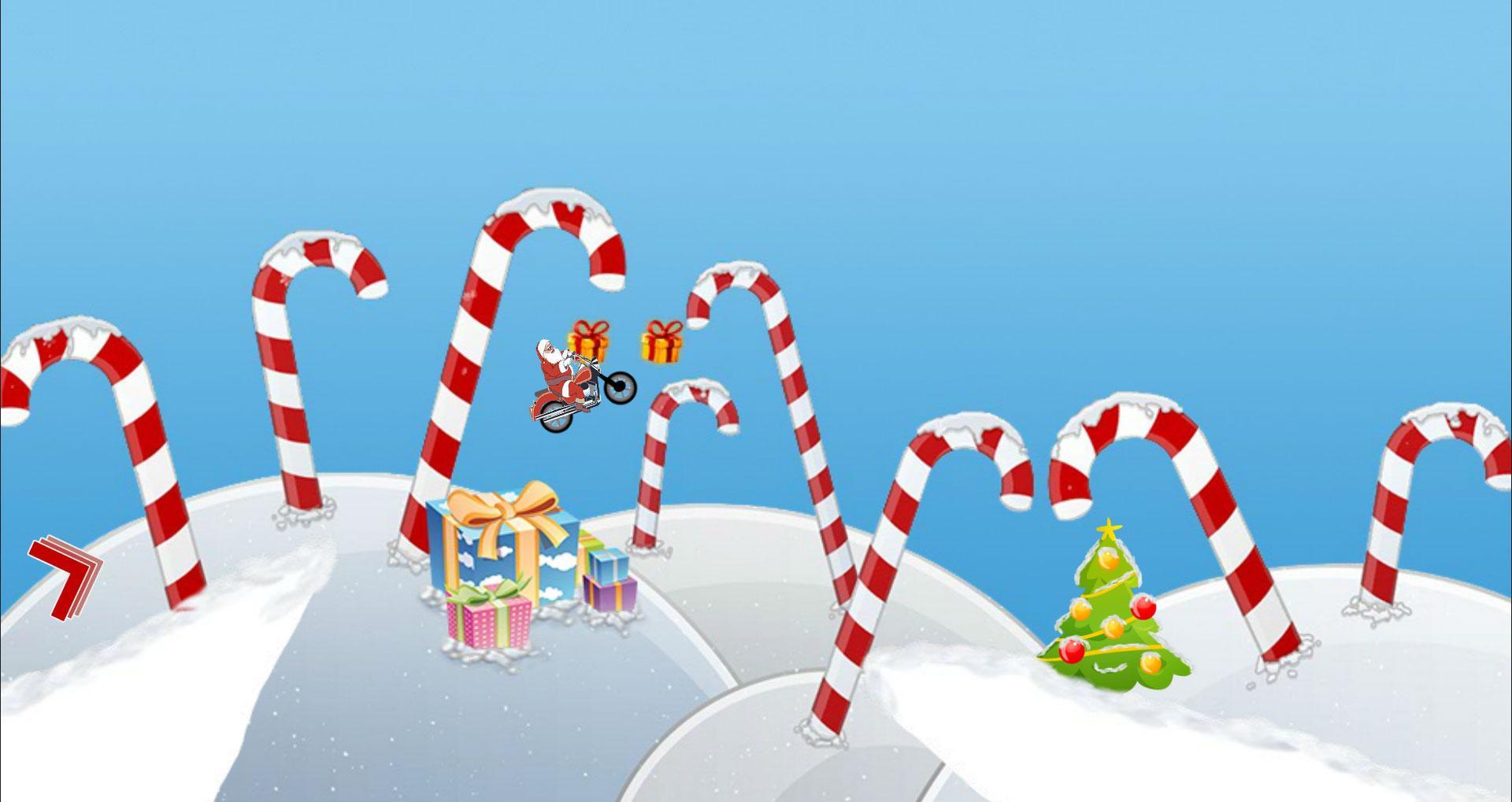 Santa Motocross Action